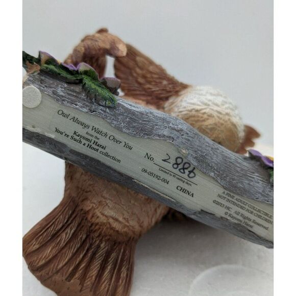 Owl Figurine "Owl Always Watch Over You" By Kayomi Harai From Youre Such A Hoot - Picture 6 of 10